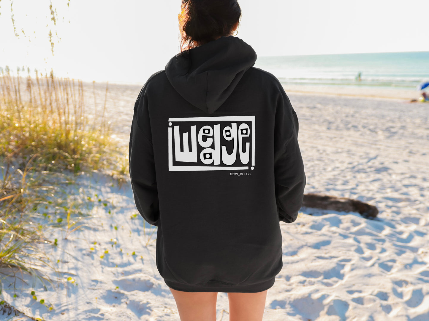 wedge hoodie