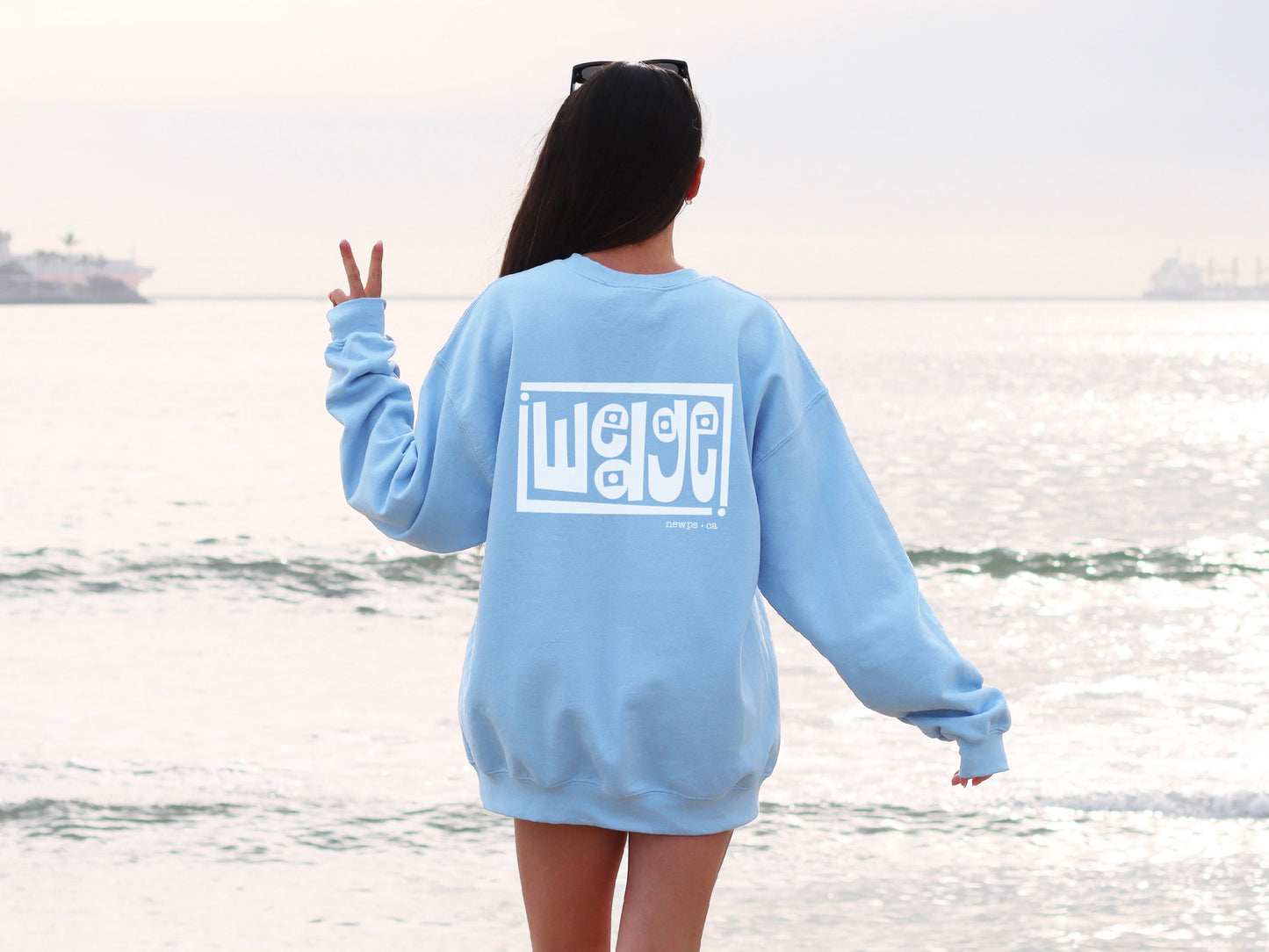 wedge crewneck